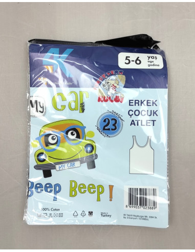 Atlet majica za dečake - kutija