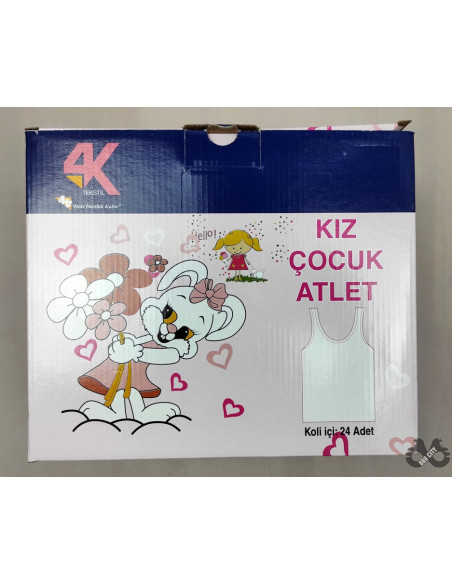 Atlet majica za devojčice - kutija