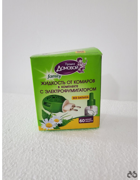 Domovoj aparat + tečnost (dopuna) protiv komaraca Bio Family