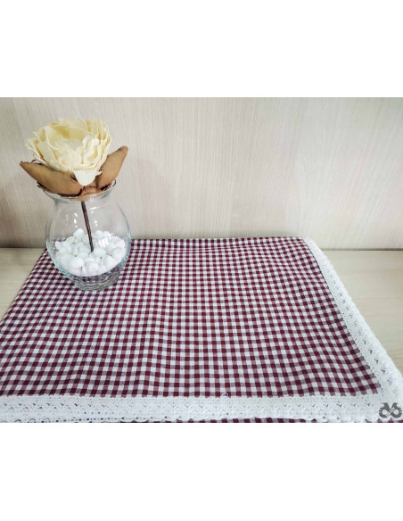 Stolnjak 170 x 170 bordo