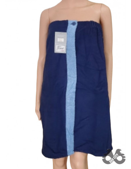 Ženski peškir-haljina teget