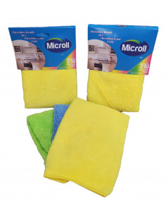 Mikrofiber krpe 1/3 35 x 35 jednobojne
