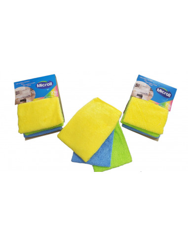 Mikrofiber krpe 1/3 35 x 35 jednobojne
