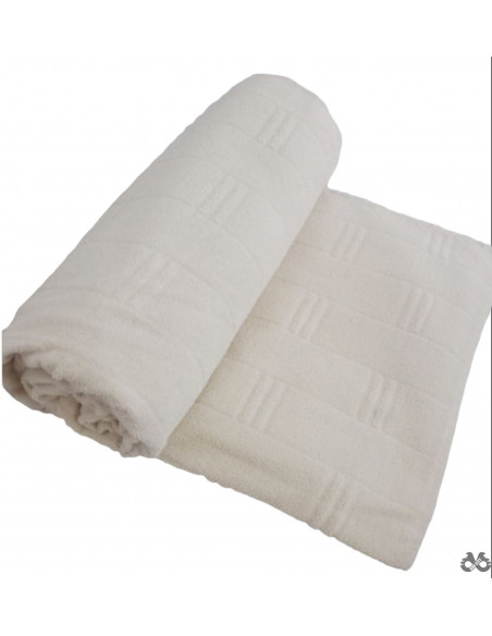 Frotirni prekrivač bež 150 x 200