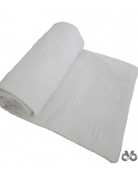 Frotirni prekrivač beli 150 x 200