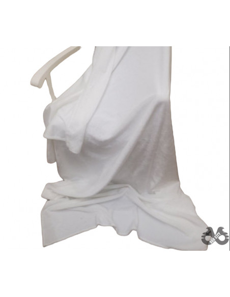 Krzneno ćebe prekrivač 160 x 200 beli