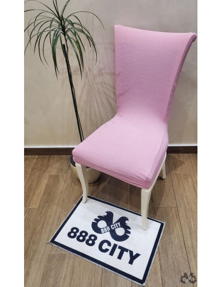 Pamučne navlake za stolice svetlo roze