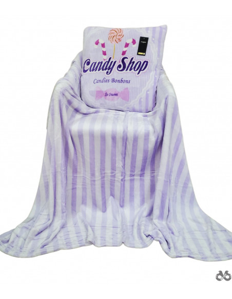 Set ćebe + jastuk 150 x 200 Candy Shop