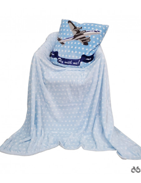 Set ćebe + jastuk 150 x 200 Hy with me