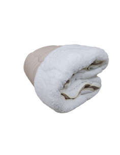 Krzneni jorgan 200 x 200 krem 2