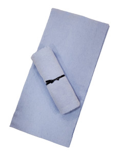 Pamučni čaršaf bez lastiša 160 x 240 plavi