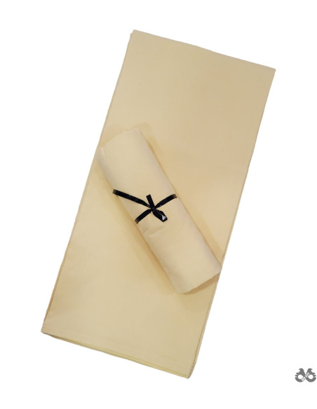 Pamučni čaršaf bez lastiša 220 x 240 žuti