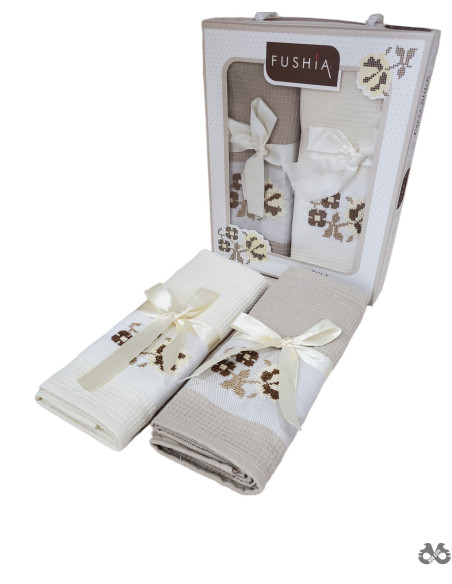 Kuhinjske krpe Fushia 1/2  45 x 70