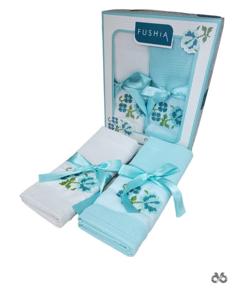 Kuhinjske krpe Fushia 1/2  45 x 70