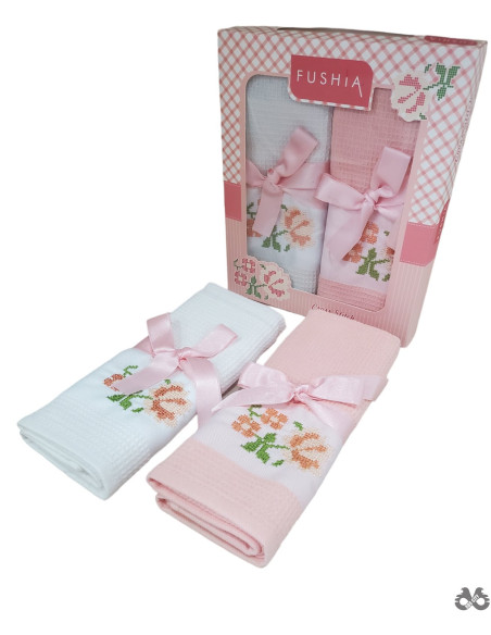 Kuhinjske krpe Fushia 1/2  45 x 70