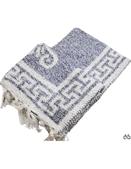 Fleker sa dva lica Meandros 70 x 200 sivi