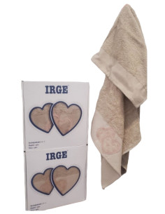 Set peškira 1/2  braon