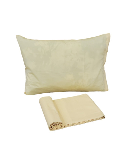 Čaršaf bez lastiša + jastučnica 160 x 240 žuti