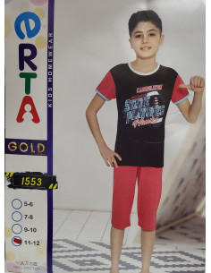 Dečija muška pidžama 3/4  1553