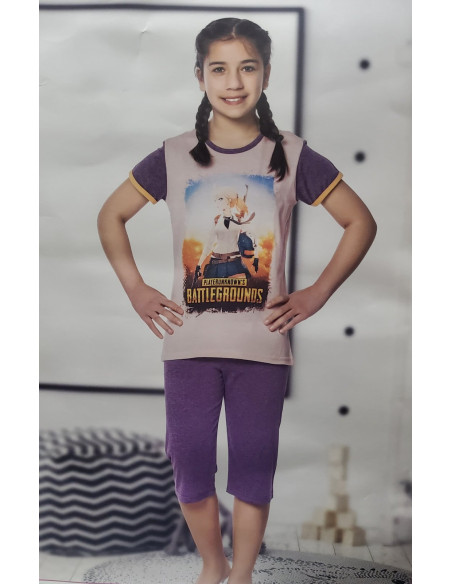 Dečija ženska pidžama 3/4  1488