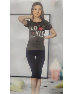 Dečija ženska pidžama 3/4  4220