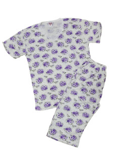 Ženska pidžama 3/4 za krupnije