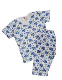 Ženska pidžama 3/4 za krupnije 2