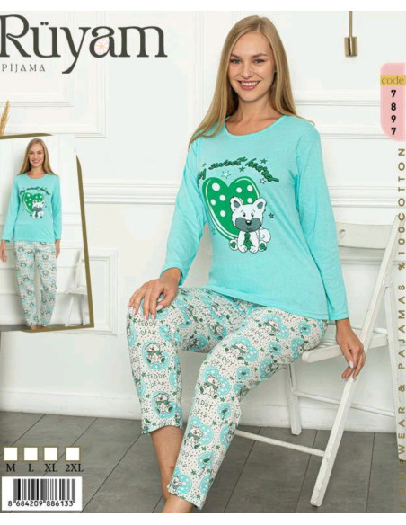 Ženska pidžama 7897