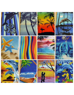 Plažni peškir pamučni 70 x 140