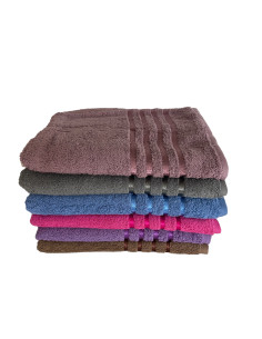 Peškir pamučni u bojama 1/12 50 x 90