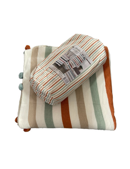 Ćebe pamučno Linea sa ukrasom