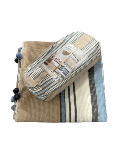 Ćebe pamučno Linea sa ukrasom