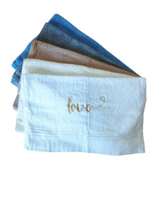 Frotirni peškir LOVE vez 40x60