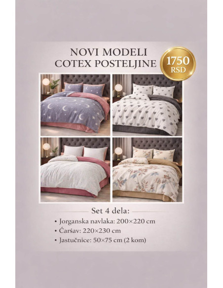 POSTELJINA COTEX