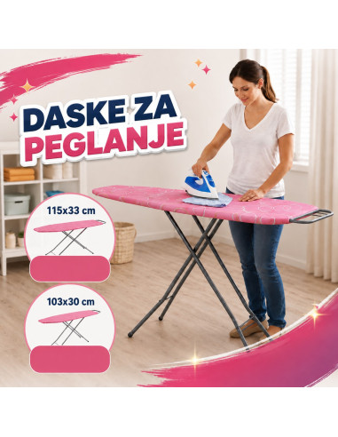 DASKA ZA PEGLANJE DRVO MANJA