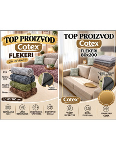 COTEX FLEKER 80X200 SOFT TURK