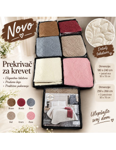 VELVET PREKRIVAČ DUPLI