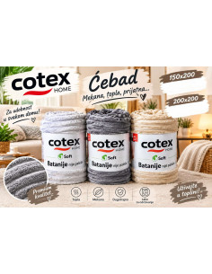 COTEX ĆEBE BAMBUS 200X200
